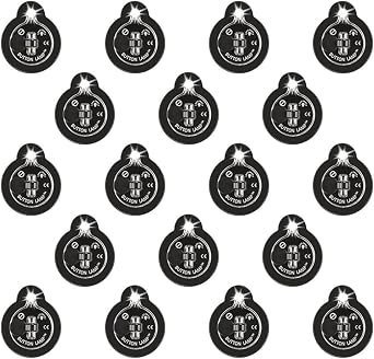 Panther Vision Button LAMP Adhesive LEDs Light Package - Lightweight, Ultra Small, Ultra Bright LED Utility Lights (18 Pack)
