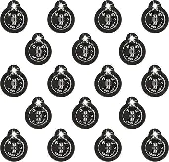Panther Vision Button LAMP Adhesive LEDs Light Package - Lightweight, Ultra Small, Ultra Bright LED Utility Lights (18 Pack)