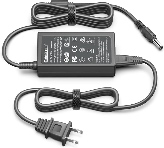 12V Charger for GL Routers GL.iNet GL-X3000 (Spitz AX) Gateway 5G Router GLX3000 GL-XE3000 (Puli AX) GL-X3000NR RM520N-GL, GL-MT6000 (Flint 2) GLMT6000 WiFi 6 Router Wi-Fi 6 AX6000 Adapter