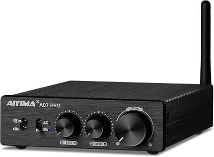 AIYIMA A07 Pro Bluetooth 5.2 Amplifier 300Wx2 Class D Stereo Amp TPA3255