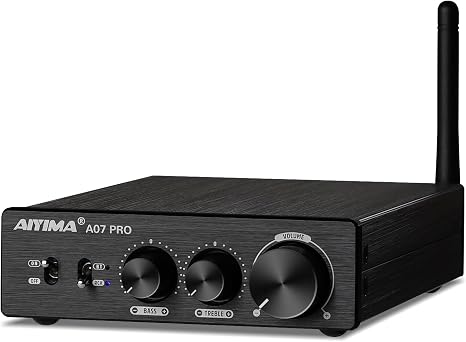 AIYIMA A07 Pro Bluetooth 5.2 Amplifier 300Wx2 Class D Stereo Amp TPA3255