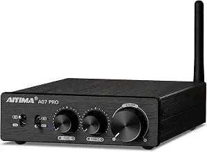 AIYIMA A07 Pro Bluetooth 5.2 Amplifier 300Wx2 Class D Stereo Amp TPA3255
