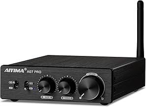 AIYIMA A07 Pro Bluetooth 5.2 Amplifier 300Wx2 Class D Stereo Amp TPA3255 - Image 1