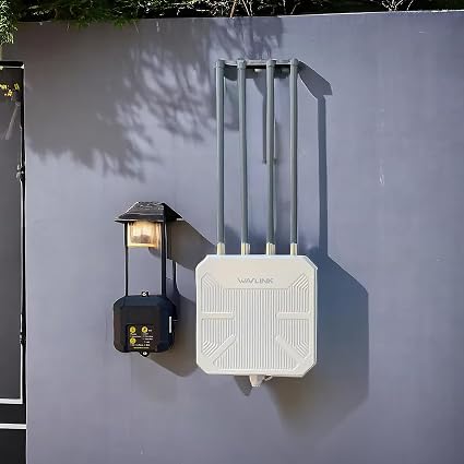 WAVLINK 2026 AX3000 WiFi 6 Outdoor WiFi Extender,Long-Range Outdoor WiFi