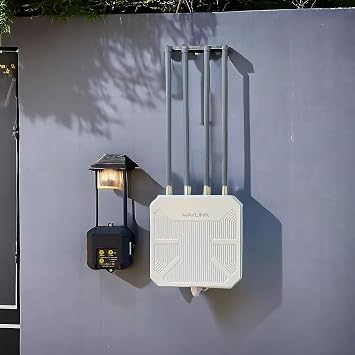WAVLINK 2026 AX3000 WiFi 6 Outdoor WiFi Extender,Long-Range Outdoor WiFi