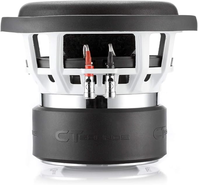 CT Sounds STRATO-8-D4 1200 Watts Max 8 Inch Car Subwoofer Dual 4 Ohm
