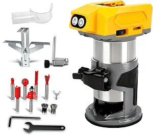 Brushless Cordless Compact Router Compatible with DeW-alt 20V Battery