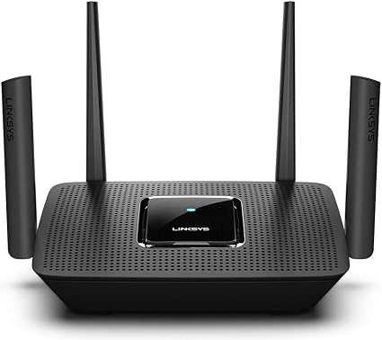 Linksys Mesh Wifi 5 Router, Tri-Band, 3,000 Sq. ft Coverage, 25+ Devices, Supports Guest WiFi, Parent Control, 3.0Gbps (AC3000) - MR9000.
