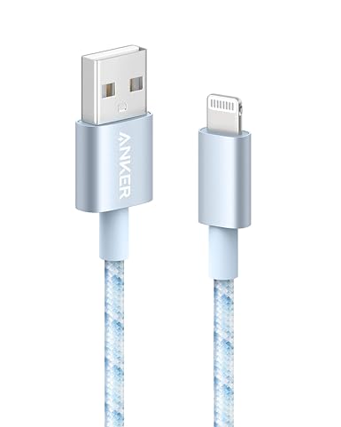Anker USB A to Lightning Cable, MFi-Certified (1-Pack, 3.3 ft, Blue)