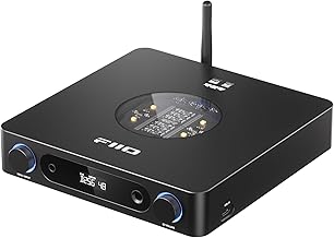 FiiO K13 R2R Desktop DAC & Headphone Amp, High-Fidelity 24Bit R2R DAC, Powerful 2400mW Output, LDAC Bluetooth Streaming, Dual Power Supply, 10-Band PEQ, Balanced XLR & RCA Audio Output (Black) - Image 1