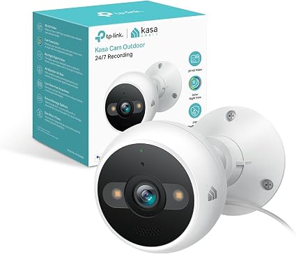 Kasa 2K+ Outdoor Wired Security Camera, KC420WS