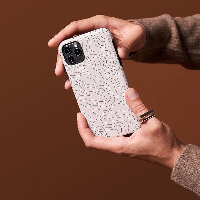 BURGA Phone Case for iPhone 15 - Cute, Trendy, Aesthetic, Pattern Phone Cover, Hard Shell Protection - fits Apple iPhone 15 Case for Women and Men