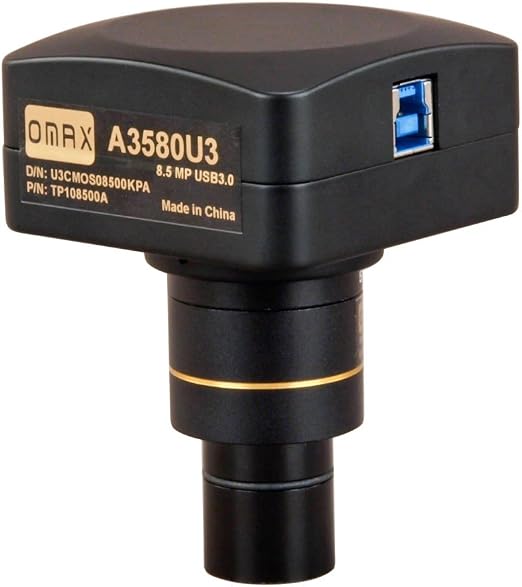 OMAX A3580U3 8MP USB3.0 Digital Camera for Microscope with 0.01mm