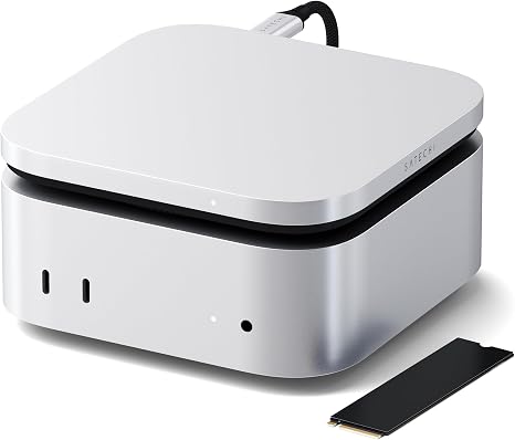 Satechi USB4 Slim NVMe SSD Enclosure, 40Gbps Data Transfer