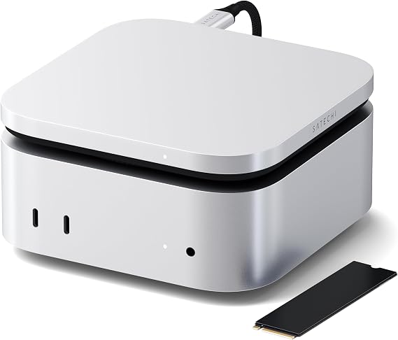 Satechi USB4 Slim NVMe SSD Enclosure, 40Gbps Data Transfer