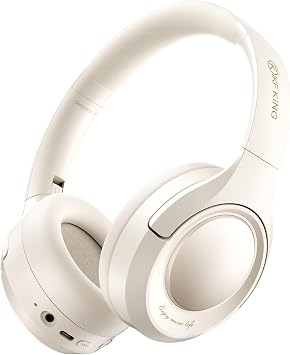 iKF King Bluetooth Over-Ear Headphones, Active Noise Cancellation, Hi-Res