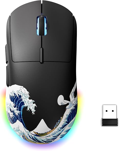 G57 Wireless Gaming Mouse, 8000 DPI, Black