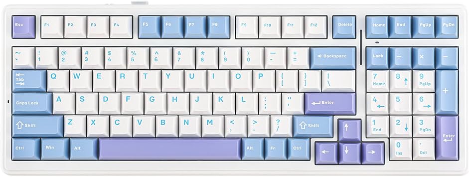 EPOMAKER x Aula F99 Wireless Mechanical Keyboard, Hot Swappable Gasket