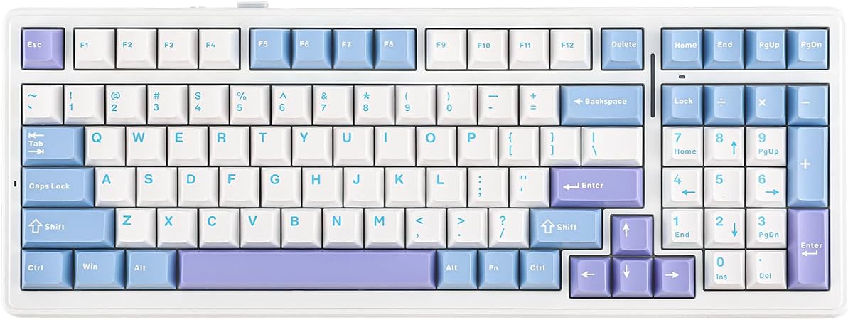 EPOMAKER x Aula F99 Wireless Mechanical Keyboard, Hot Swappable Gasket
