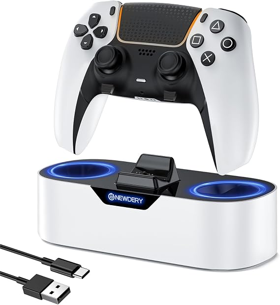 NEWDERY Single PS5 Controller Charger Station