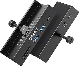 ORICO 5-Port Aluminum Clamp USB3.2 Hub, 10Gbps USB Splitter for Desk - Image 1