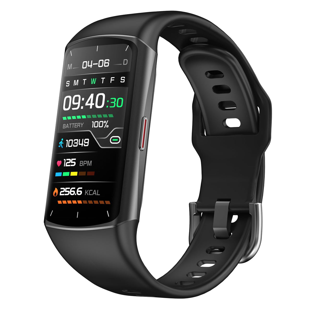 Smart Watch Fitness Tracker with 24/7 Heart Rate, Bl | Outdoor Lightin - Image 1