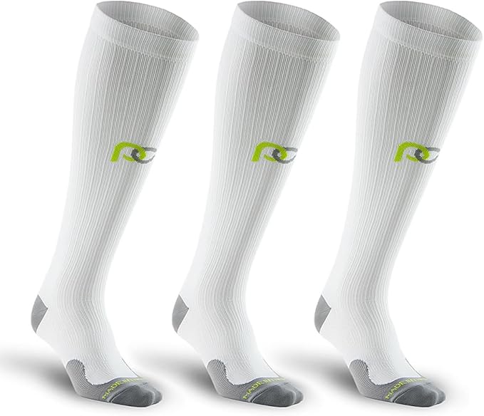 PRO Compression Running Marathon Socks - Calf-Length Travel and Sports Compression Socks for Foot and Ankle Support, Unisex