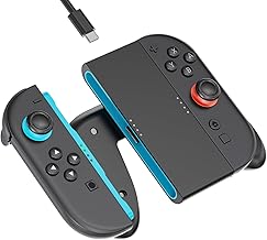 Controller Grip for Switch 2 , OLCLSS Grip for Nintendo Switch 2 J0ycon with Magnetic Charging and Type-C Fast Charge, Compatible with Nintendo Switch 2 J0y-con Grip Durable ABS for Comfortable Gaming-Black - Image 1