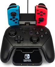 PowerA Controller Charging Base for Nintendo Switch, Black, Wireless Controller charging, Charge, rechargeable battery, Nintendo Switch, Joy-Con Charging, PowerA Wireless Charging - Image 1