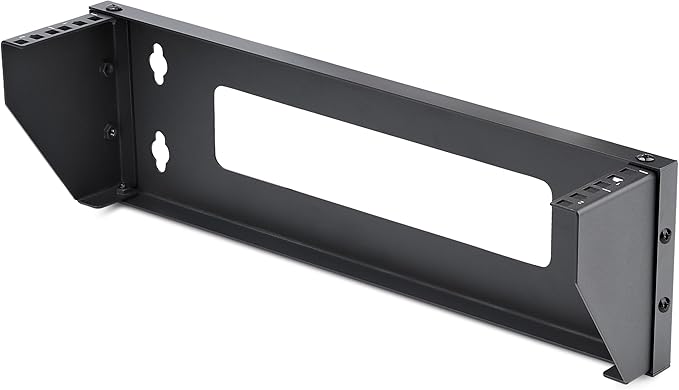 StarTech.com 2U Vertical Wall-Mount Bracket for 19inch Rack Mountable Equipment, 121lb/55kg Capacity, for Patch Panels/Servers