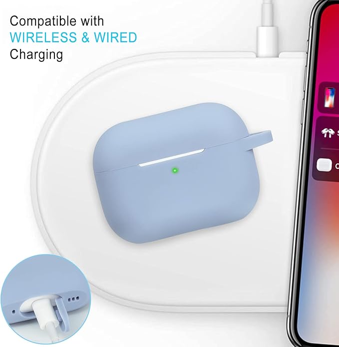 Case for Airpods Pro 2 Case with Cute Bling Keychain, Silicone Protective Case Cover for Airpods Pro 2nd Generation Case Earbuds Cases Women Girls