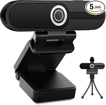 ToLuLu UHD 4K Webcam with Microphone, 8MP USB Computer Web Camera w/Tripod