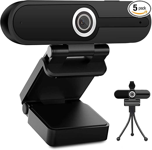 ToLuLu UHD 4K Webcam with Microphone, 8MP USB Computer Web Camera w/Tripod