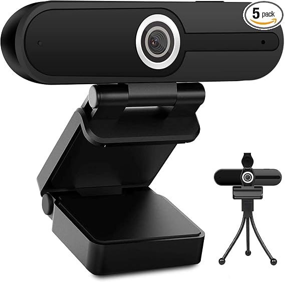 ToLuLu UHD 4K Webcam with Microphone, 8MP USB Computer Web Camera w/Tripod