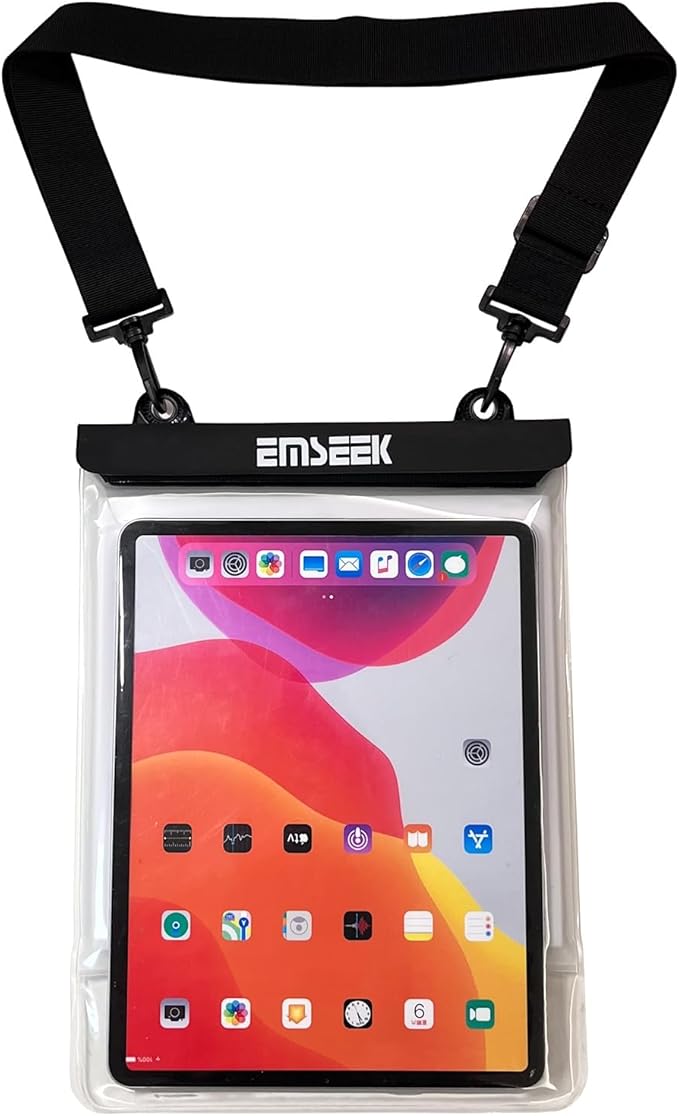 Floating Waterproof Tablet Case Protective Cover Pouch for iPad Pro IPAD Air 13inch MacBook air Galaxy Tab S9+ Surface Pro9 Tablet and Laptop up to 13inch, Perfect for Pool Beach