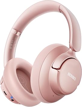 BERIBES Hybrid Active Noise Cancelling Headphones Wireless Over Ear 70Hours