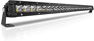 32 Inch LED Light Bar Single Row Flood & SpotBeam Combo 30000LM Off Road LED Light Bar Driving Light for Pickup SUV ATV UTV Truck Roof Bumper - Image 1
