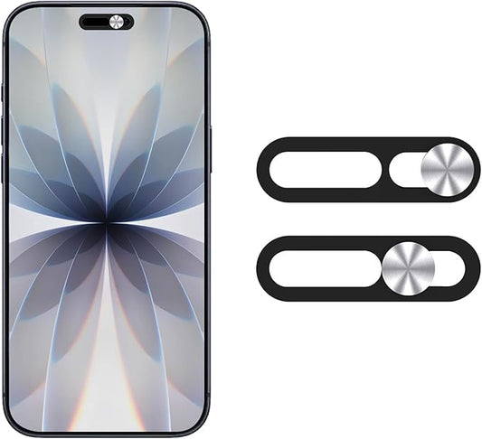 Front Camera Cover Compatible for Phone 17/17 Air/17 Pro/17 Pro Max - Easy Slide Security Cover, Privacy Slider Protects Your Phone Security-Silver