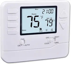 Heagstat 5-1-1 Day Programmable Heat Pump Thermostat for Home 2 Heat/1 Cool