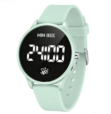 Womens Digital Watch Non-Smart Large Face Silicone Watch