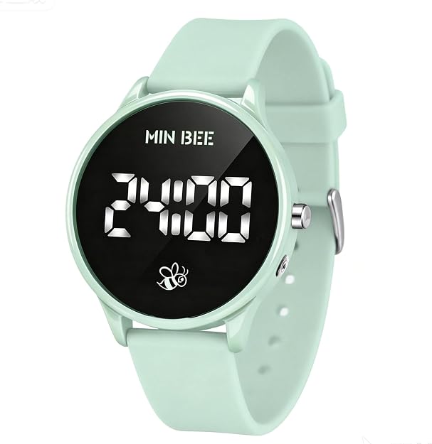 Womens Digital Watch Non-Smart Large Face Silicone Watch