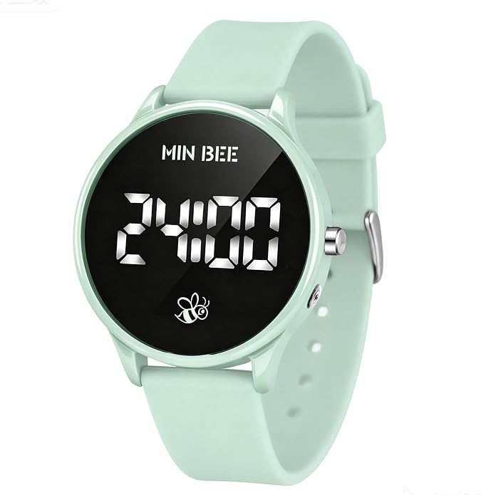 Womens Digital Watch Non-Smart Large Face Silicone Watch