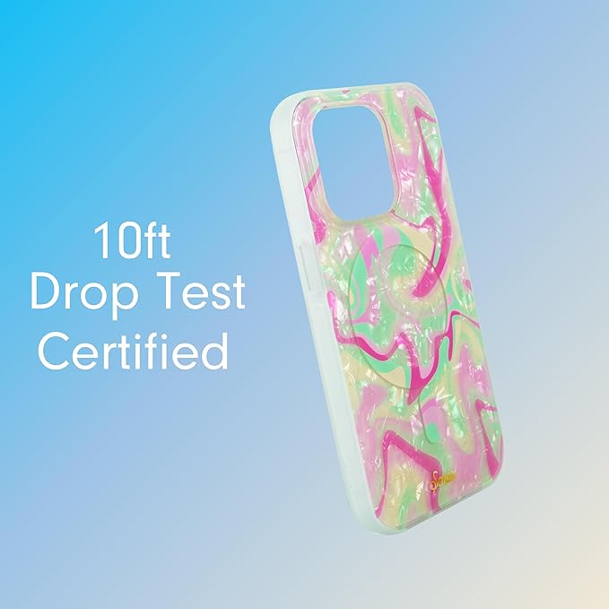 Sonix Case for iPhone 15 Pro Max | Compatible with MagSafe | 10ft Drop Tested | Strawberry Matcha