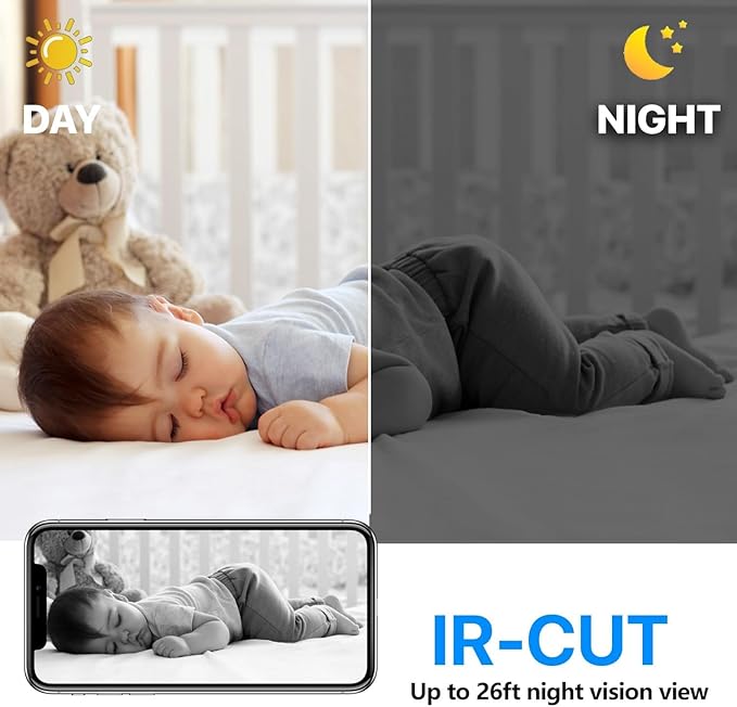 【Free 32G】 Smallest Wireless Camera,HD1080P WiFi Security Camera,Baby Monitor,Mini Camera,Nanny Cam with Night Vision,Motion Detection,Cloud Storage Remote Viewing for Security withiOS Android APP