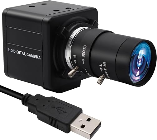 MMlove 8MP USB Camera High Speed 30fps 5-50mm 10X Optical Zoom Lens