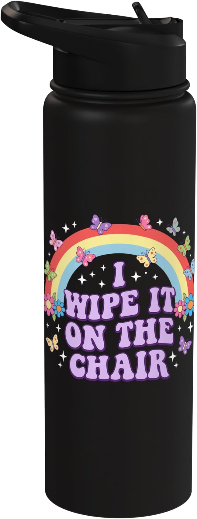 Rainbow Stainless Steel Insulated Water Bottle