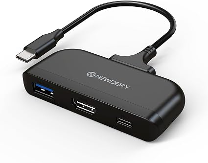 NEWDERY Switch 2 Dock, Portable TV Docking Station with 4K@60HZ HDMI