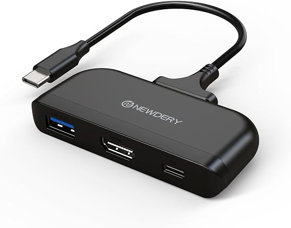 NEWDERY Switch 2 Dock, Portable TV Docking Station with 4K@60HZ HDMI