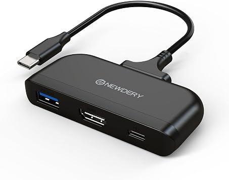 NEWDERY Switch 2 Dock, Portable TV Docking Station with 4K@60HZ HDMI