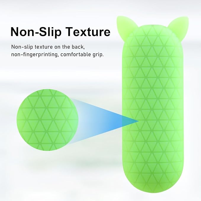 Silicone Case Cover for Facebook Protal TV Remote, Glow Green Protective Sleeve